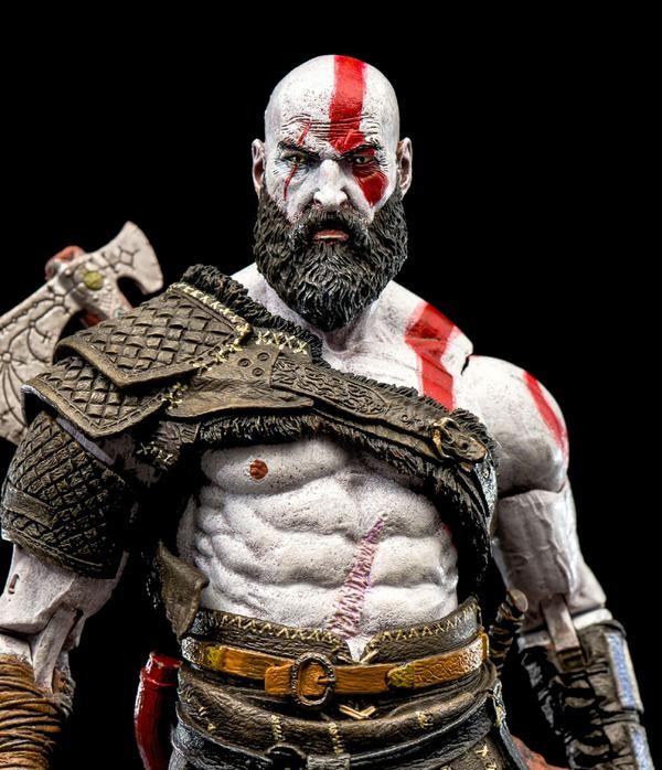 God Of War Kratos Black Background Wallpaper 600x1024 205